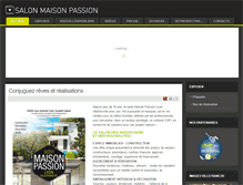 Tablet Screenshot of maison-passion.fr